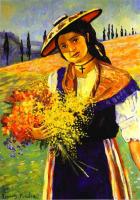 Picabia, Francis - Young Girl with Flowers